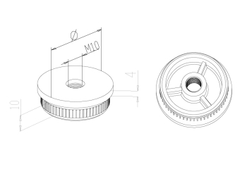 End Caps - Model 0801 CAD Drawing